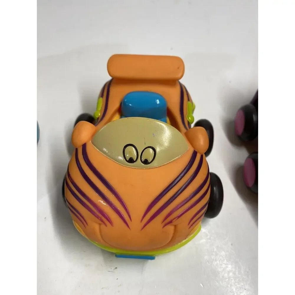 B. Toys by Battat Pull Back Toys Cars Rattles Lot of 3